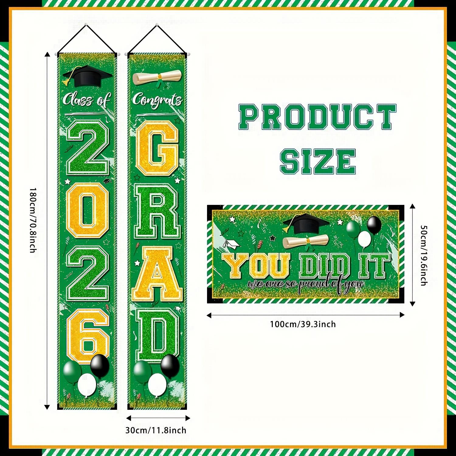 Congrat Class of 2026 Graduati – обзор и цена Party Banner Gold