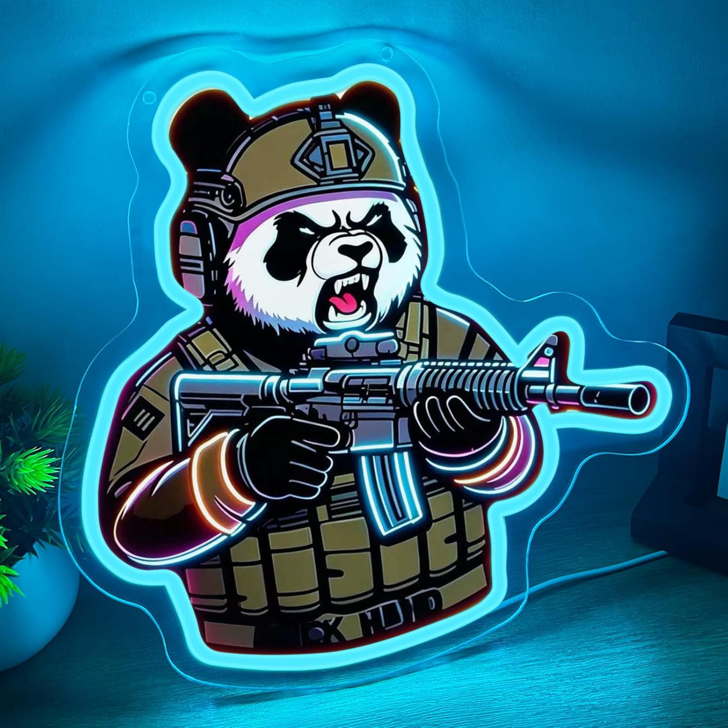 Tactical Panda Neon Sign USB P – обзор и цена Neon Sign Party