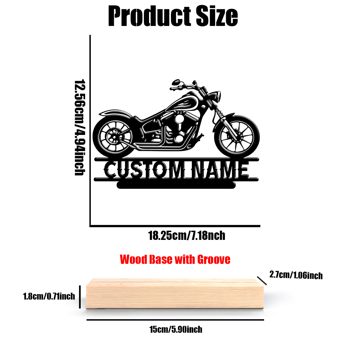 1Pc Csutom Name Road Motorbike – обзор и цена Eve Party
