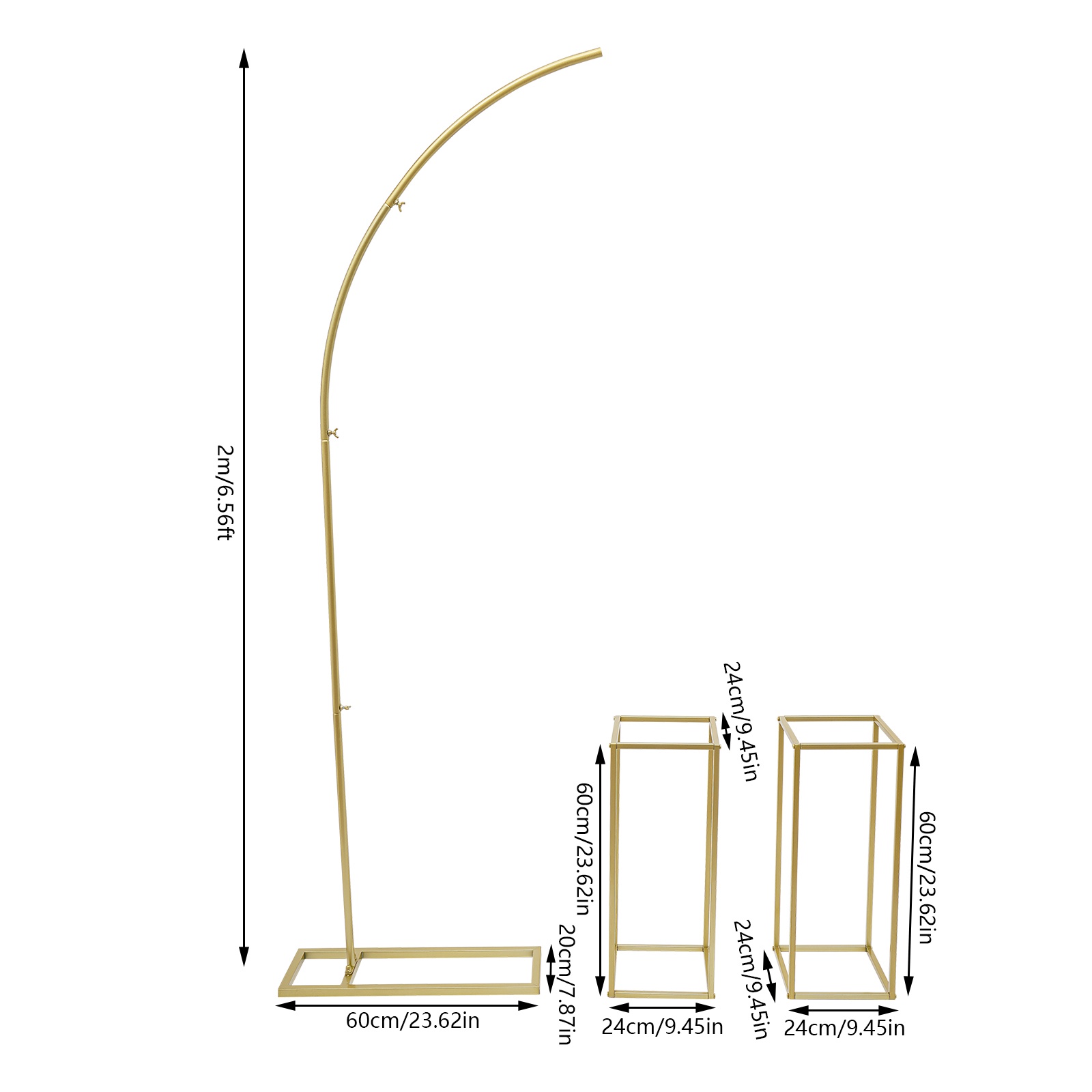 Gold Metal Square Floral Frame – обзор и цена Photo Booth Frame