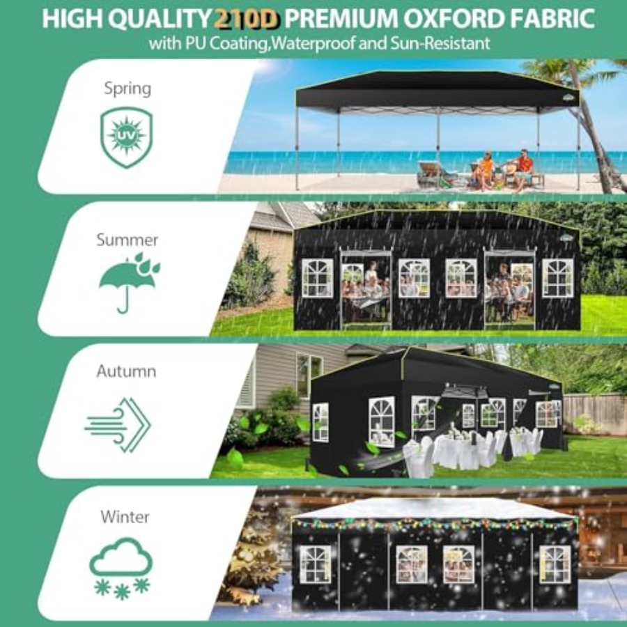 Outdoor event shelter with wat – обзор и цена Event & Party Supply