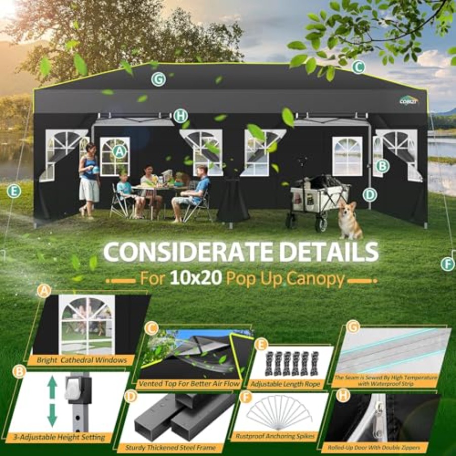 Outdoor event shelter with wat – обзор и цена Event & Party Supply