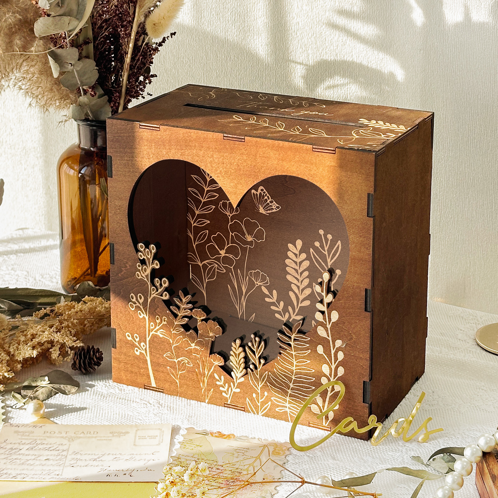 OurWarm Heart Window Card Box, – обзор и цена Event Party Box